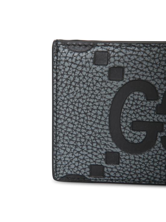 25SS 구찌 맥시 GG 카드 케이스 812681 AAECE 1046 Black - GUCCI