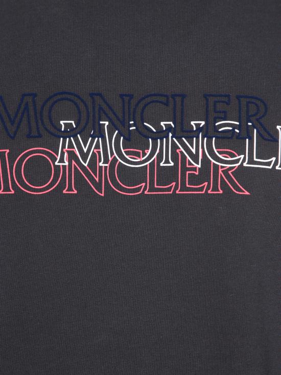 26FW 몽클레어 로고 티셔츠 8C00055 89AZ9 778 Blue - MONCLER
