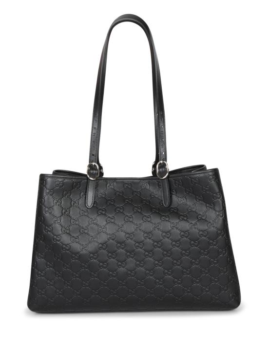 26FW 구찌 GG 엠블럼 라지 토트백 815213 AAFDV 1000 Black