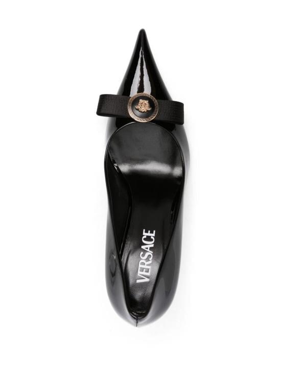 25FW 베르사체 힐/펌프스 10130831A089831B00V Black - VERSACE