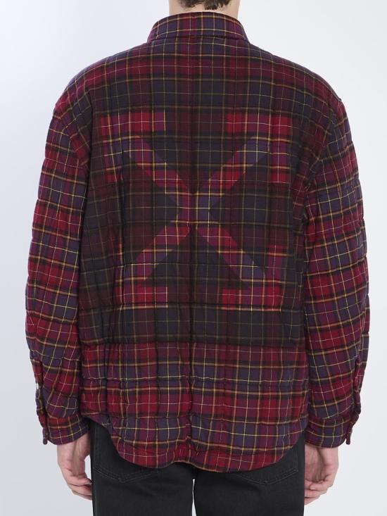 25FW 오프화이트 긴팔 셔츠 7629212 OMES01AF25 FAB002 2810 Red - OFF WHITE