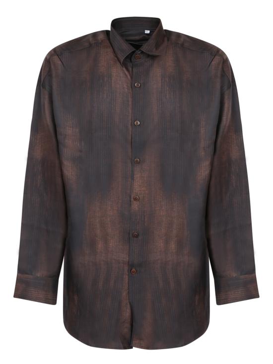 26FW 코스투메인 긴팔 셔츠 VALENTINO ZATTAALOE 102 Brown