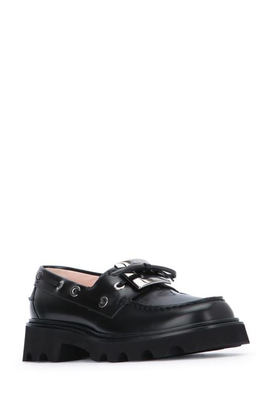 25FW 로저비비에 로퍼 RVW78442780TWR B999 Black - ROGER VIVIER