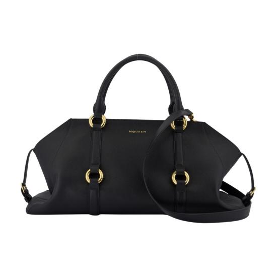 25FW 알렉산더 맥퀸 토트백 8456441VDEB1000 black