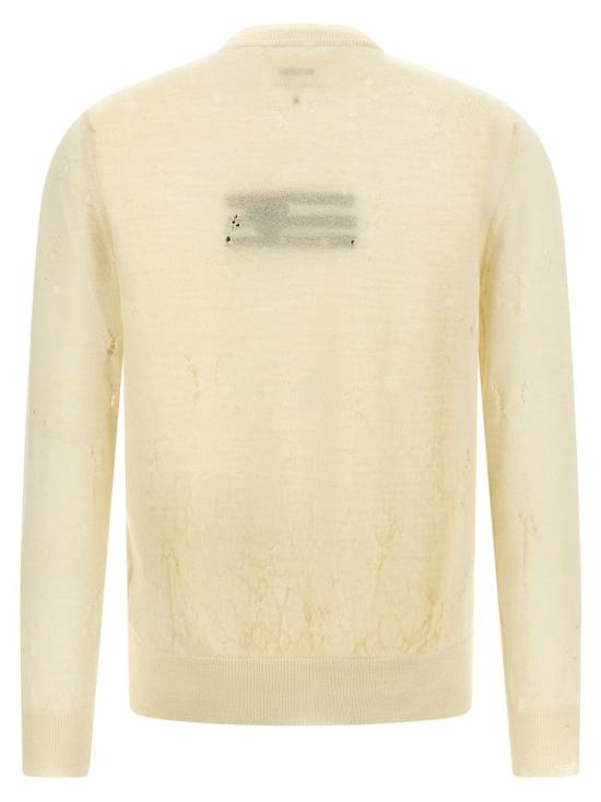  MM6 메종마르지엘라 스웨터 SH0HL0033M13134103 Beige - MM6 MAISON MARGIELA
