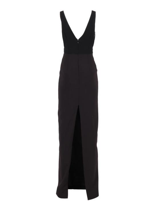 25FW 엘리자베타프랜치 롱 원피스 ABR2457E2 110 238329 Black - ELISABETTA FRANCHI
