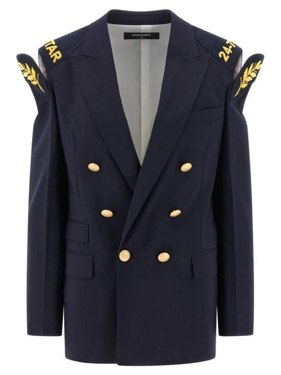 25FW 디스퀘어드2 자켓 S73BN0313DTN024961 BLUE