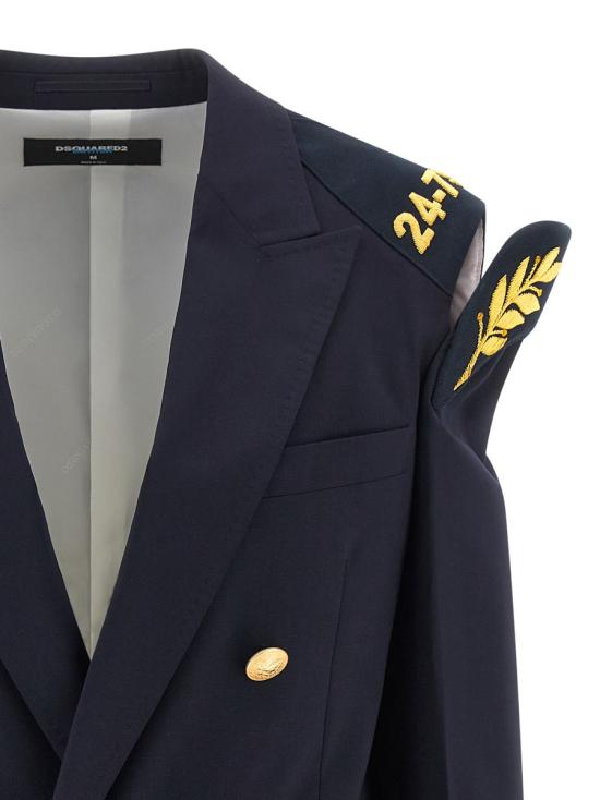 25FW 디스퀘어드2 자켓 S73BN0313DTN024961 BLUE - DSQUARED2