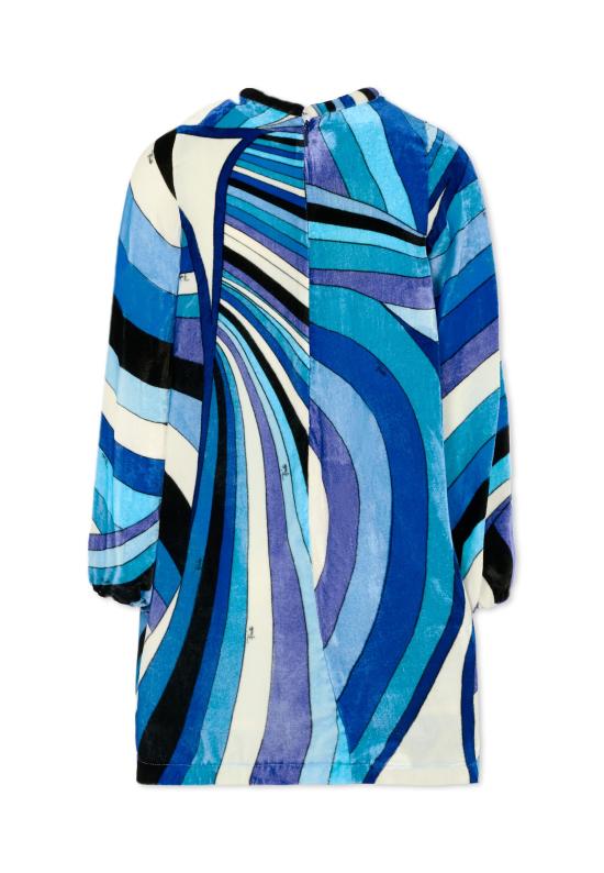 25FW [키즈] 에밀리오푸치 원피스 PX1B70 V0171 101BL BLUE - EMILIO PUCCI