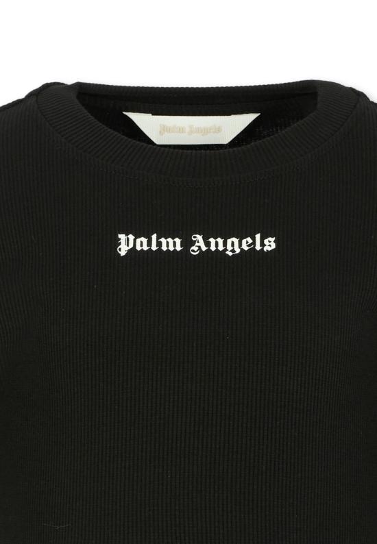 25FW [키즈] 팜앤젤스 탑 PGAB006F25JER0011003 BLACK - PALM ANGELS