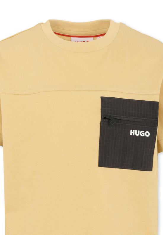 25FW [키즈] 휴고보스 티셔츠 G00441 249 BEIGE - HUGO BOSS