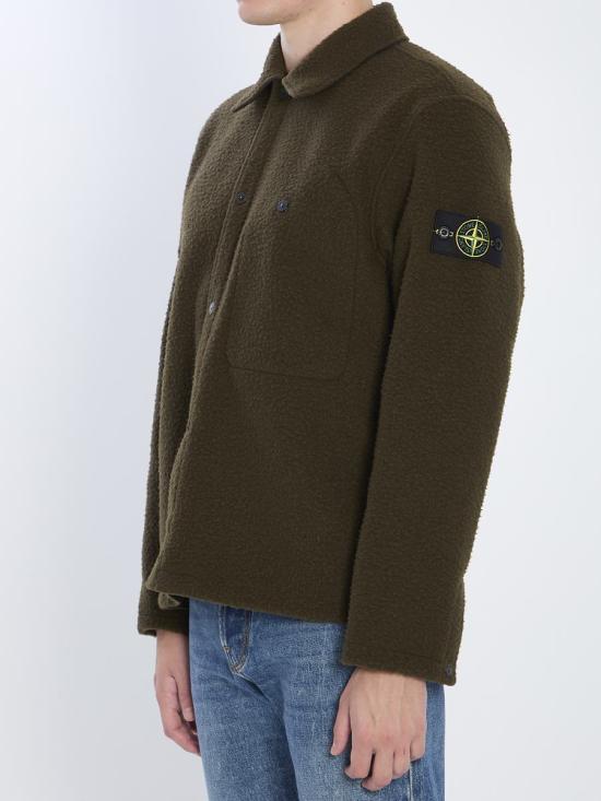 25FW 스톤 아일랜드 긴팔 셔츠 9965540 K2S151200021 S0214 V0054 GREEN - STONE ISLAND