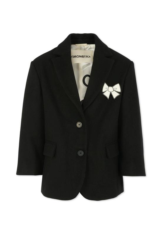 25FW [키즈] 시모네타 자켓 SX2A44 E0051 930 BLACK