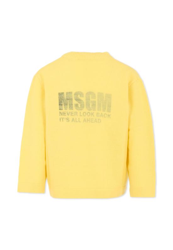 25FW [키즈] 엠에스지엠 트레이닝 상의 F5MSJUJP086 020 YELLOW - MSGM