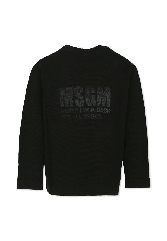 25FW [키즈] 엠에스지엠 니트/스웻셔츠 F5MSJUJP086 110 BLACK - MSGM