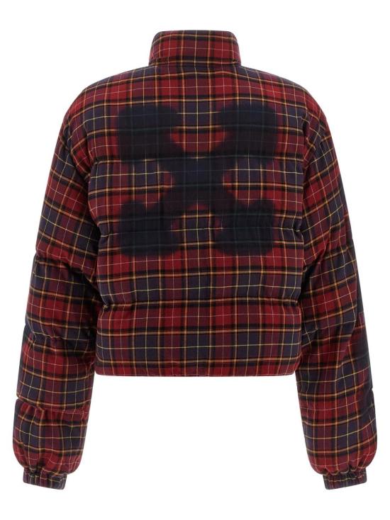 25FW 오프화이트 봄버 자켓 OWEJ007F25FAB00128482848 Red - OFF WHITE