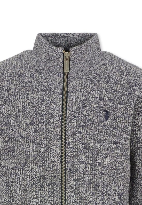 25FW [키즈] 트루사르디 가디건 TBA25018CD PEACOAT BLUE - TRUSSARDI