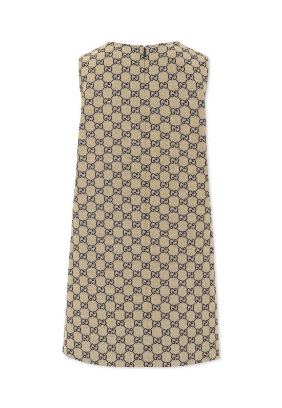 25FW [키즈] 구찌 원피스 828472 XWA2M 9118 BEIGE - GUCCI