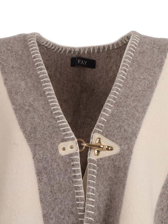 25FW 페이 케이프 NSWF2516820WPA 015N 241053 BROWN - FAY