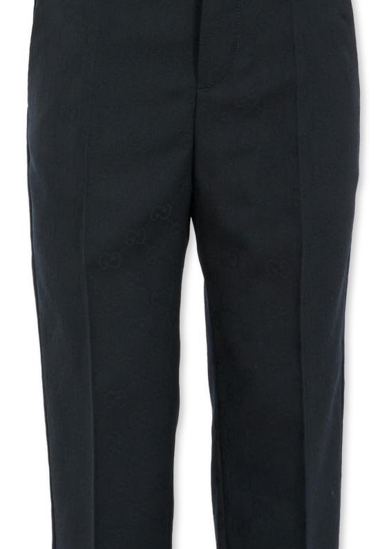 25FW [키즈] 구찌 스트레이트 팬츠 824833 XWA5C 4440 BLUE - GUCCI