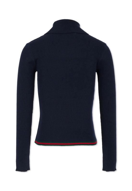 25FW [키즈] 구찌 니트/스웻셔츠 828413 XKEZQ 4180 BLUE - GUCCI