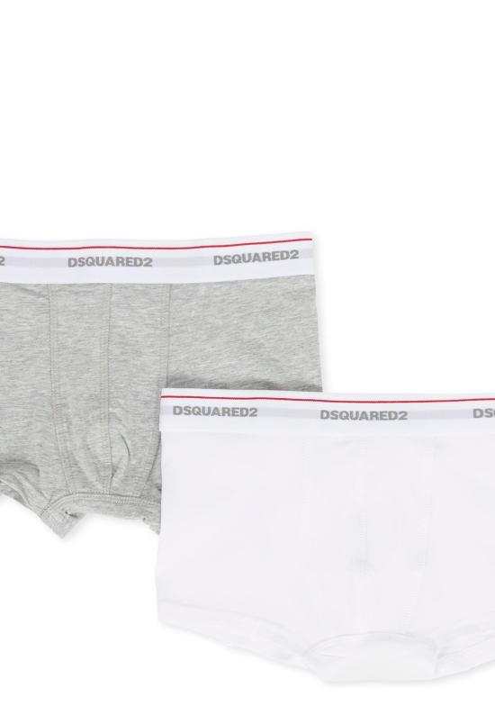 25FW [키즈] 디스퀘어드2 언더웨어 DQ2479 D008J DQC07 WHITE - DSQUARED2