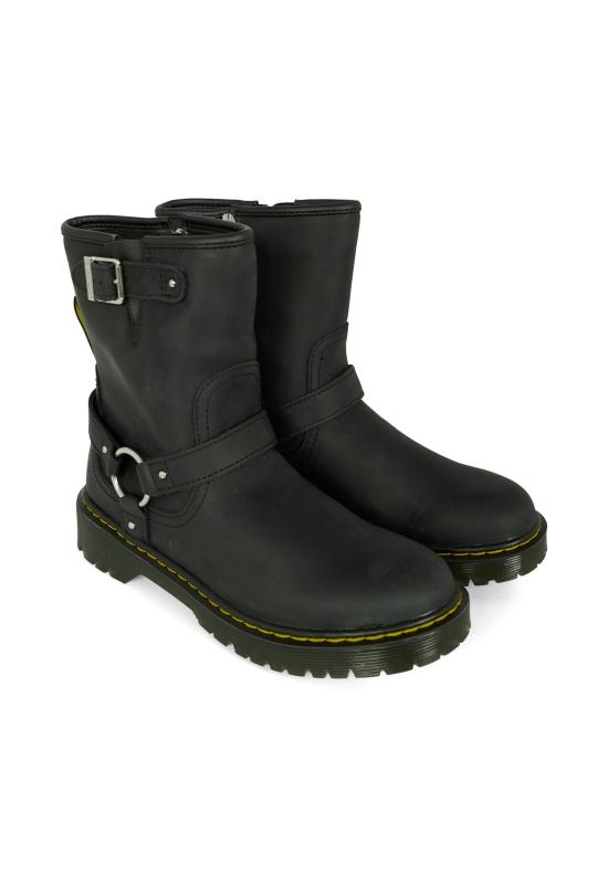 26SS [키즈] 닥터마틴 미들 부츠 GENAYA Y RIGGER BOOT 41490001 BLACK - DR.MARTENS