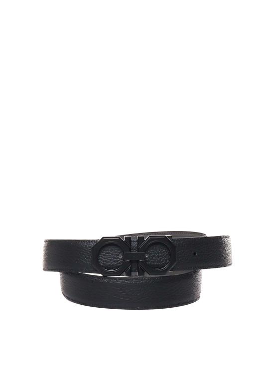 25SS 살바토레 페라가모 가죽 벨트 670266 765786005 NERO DARK