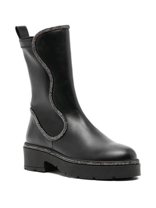 25FW 르네 카오빌라 부츠 C125780500001V050 BLACK JET STRASS - RENE CAOVILLA