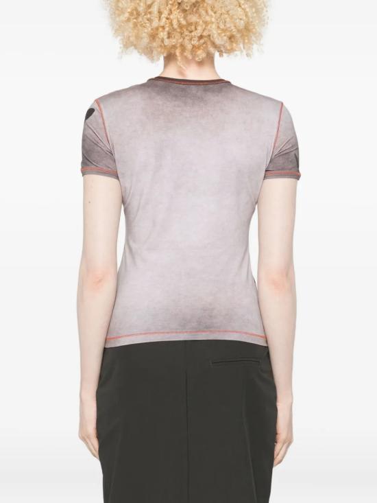 25FW 디젤 반팔 티셔츠 A217710EPCP 98BA Grey - DIESEL