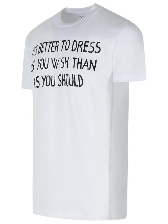 25SS 모스키노 반팔 티셔츠 A0711 05411001 White - MOSCHINO