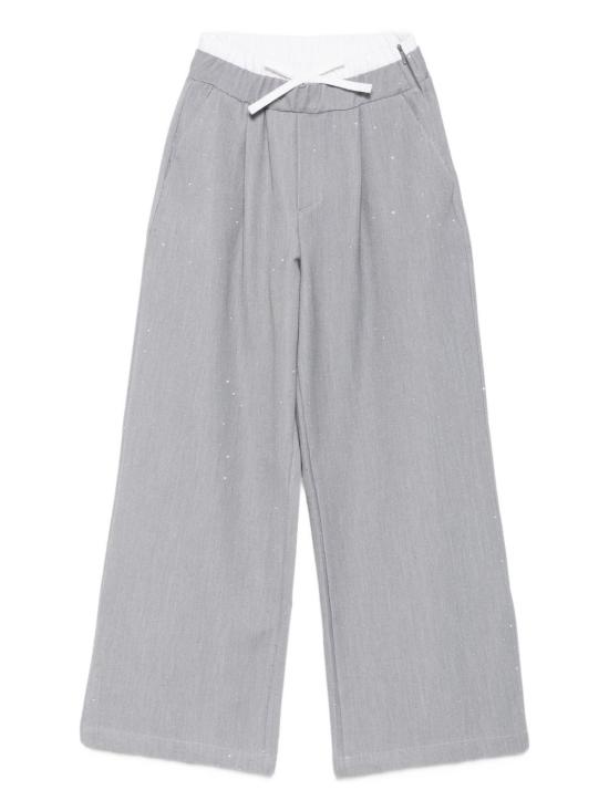 25FW [키즈] 루루 바이 미스 그랜트 스트레이트 팬츠 LL3722 GRIGIO C Grey