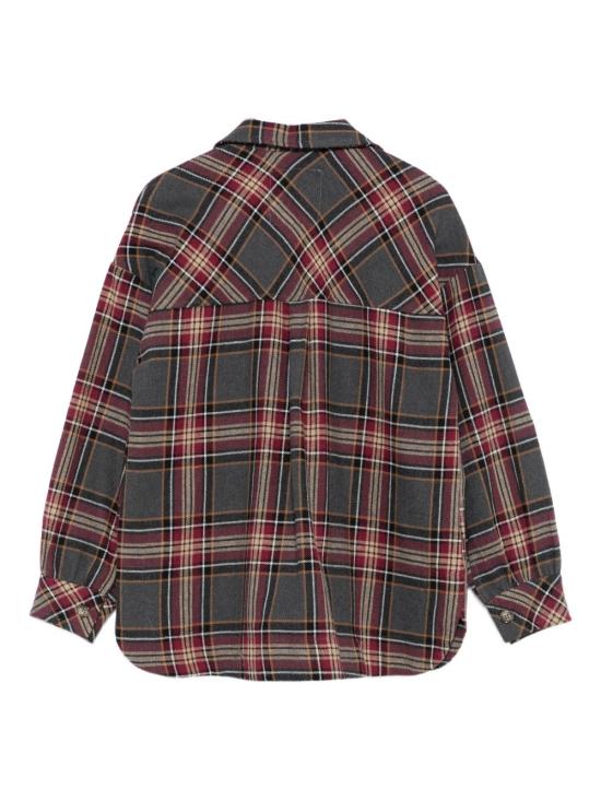 25FW [키즈] 루루 바이 미스 그랜트 셔츠 LL4049 CHECK Bordeaux - LU LU BY MISS GRANT