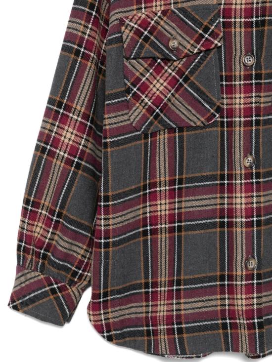 25FW [키즈] 루루 바이 미스 그랜트 셔츠 LL4049 CHECK Bordeaux - LU LU BY MISS GRANT