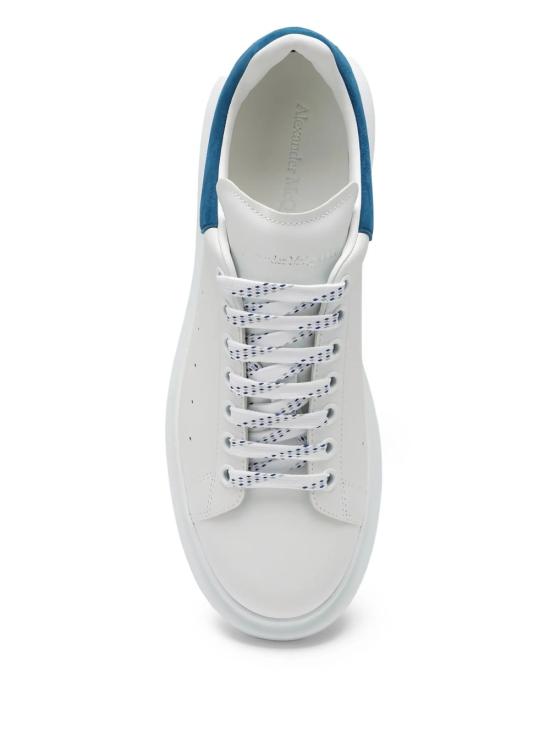 25FW 알렉산더 맥퀸 오버사이즈 드 스니커즈 553680 WIAIH9086 White paris blue - ALEXANDER MCQUEEN
