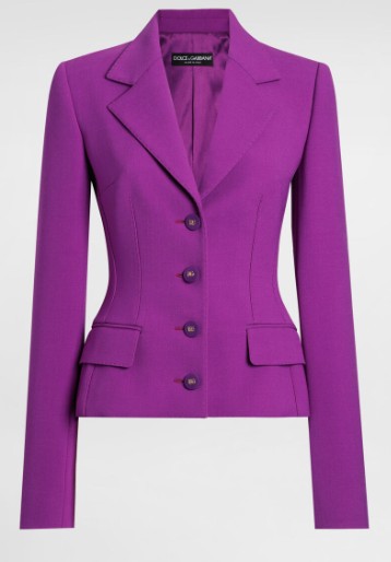 25FW 돌체앤가바나 자켓 F27DSTGDC9H F0571 VIOLA