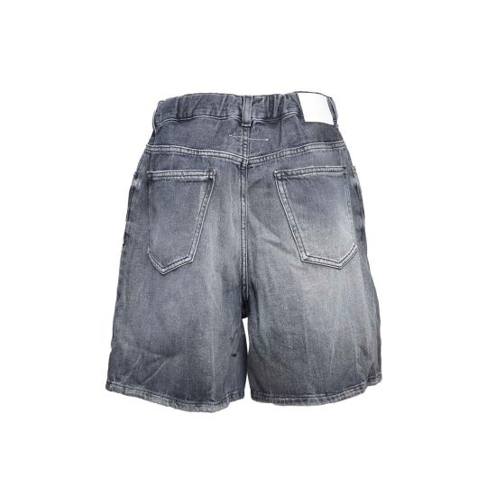 25FW [키즈] MM6 메종마르지엘라 쇼츠/버뮤다 M60280MM02L Black - MM6 MAISON MARGIELA