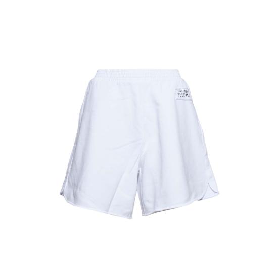25FW [키즈] MM6 메종마르지엘라 쇼츠/버뮤다 M60582MM006 M6100 White - MM6 MAISON MARGIELA