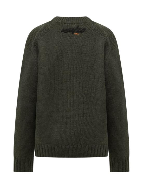 25FW 겐조 스웨터 FF65PU7413CK 50 GREEN - KENZO