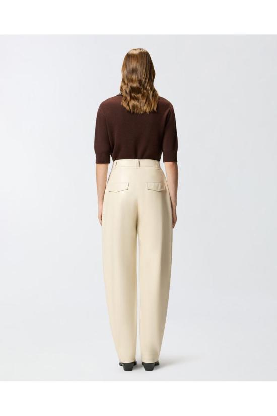 25FW 핑코 스트레이트 팬츠 105371A2P4C03 BEIGE G MAROSO - PINKO