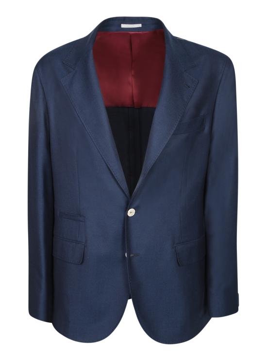 26FW 브루넬로 쿠치넬리 수트 자켓 MR4927BTD C007 Blue