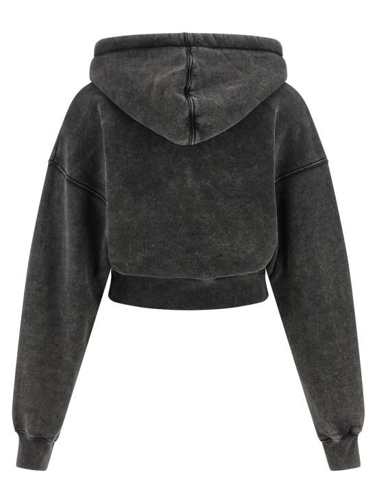 25FW 오프화이트 긴팔 티셔츠 OWBB056F25FLE00313011301 Gray - OFF WHITE