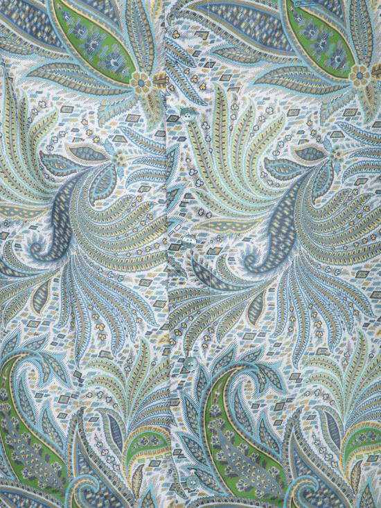 25SS 에트로 반팔 셔츠 MRIC001199 SA5F1 X0883 Green - ETRO