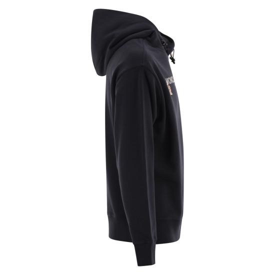  몽클레어 후드 티셔츠 K20978G00017 BLUE - MONCLER