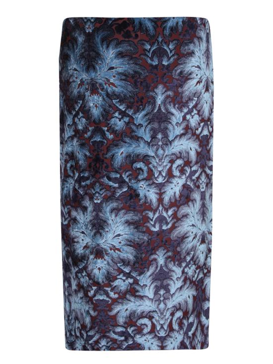 26FW 에트로 미디 스커트 WRFA0040 99JJD10 S9883 Blue - ETRO
