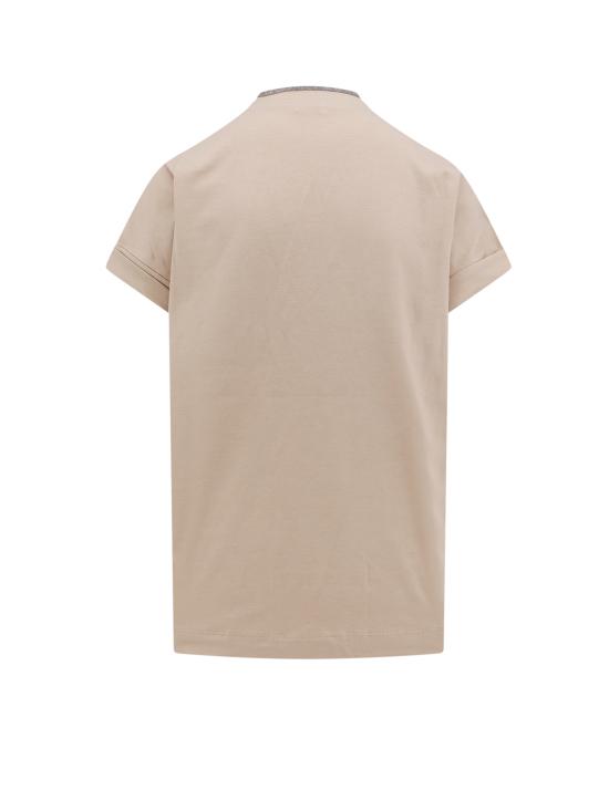 26FW 브루넬로 쿠치넬리 반팔 티셔츠 M0T18BD222 C8539 Beige - BRUNELLO CUCINELLI