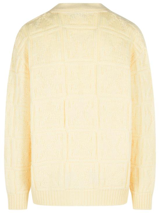 25FW 오프화이트 가디건 OMHB02LF25KNI0010B58 Cream - OFF WHITE