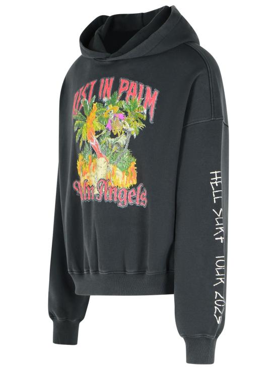 25FW 팜앤젤스 긴팔 티셔츠 PMBB17IF25FLE0011084 Black - PALM ANGELS