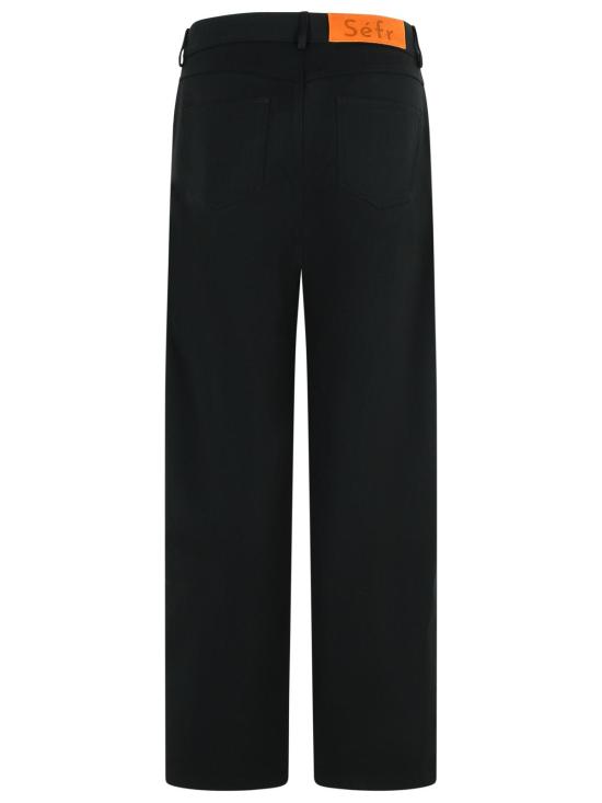 25FW 세퍼 스트레이트 팬츠 MFW25OKTAISTUSTURDY BLACK TWILL Black - SEFR