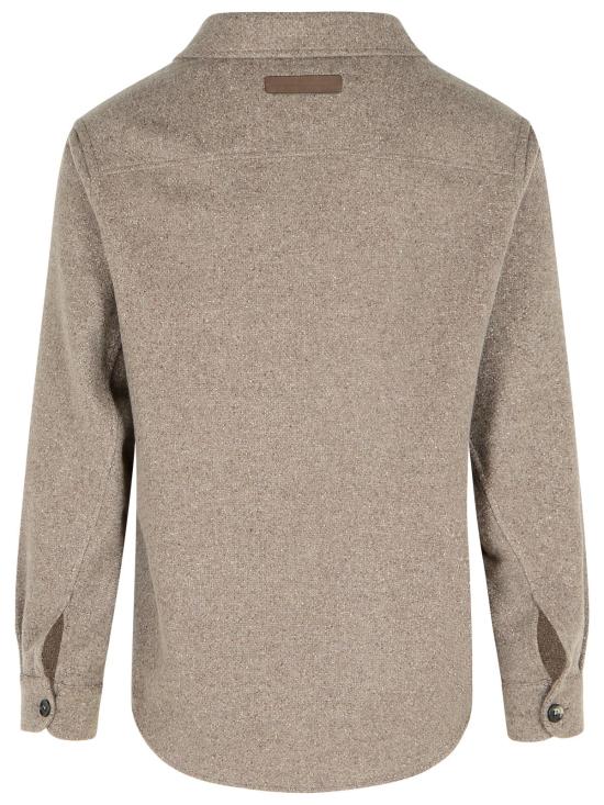 25FW 에르메네질도제냐 긴팔 셔츠 RUGV10A2 SOT48018G Beige - ERMENEGILDO ZEGNA